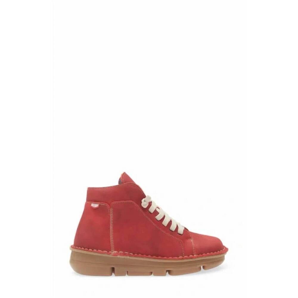 NEW ONFOOT women's touch sneaker boot in rojo - Picture 3 of 5